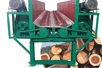 Máy bóc vỏ keo tràm